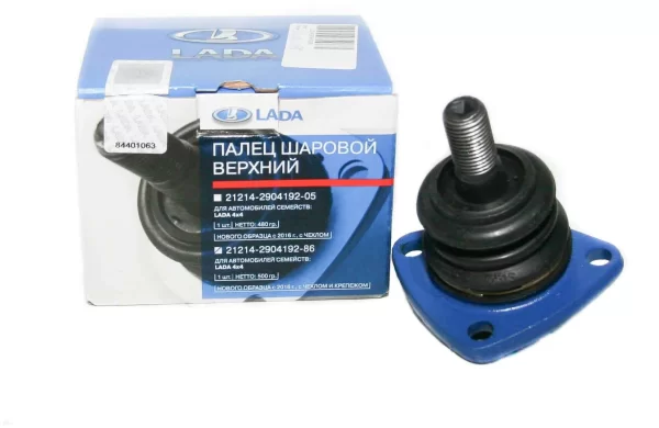 Палец шаровой верхний с чехлом и крепежом нового образца для Lada Niva Legend, 4x4, Urban