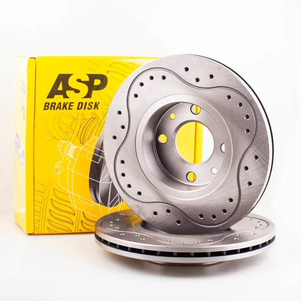 Диск тормозной передний перфорированный ASP MENSAN для Lada Vesta, XRAY, Largus