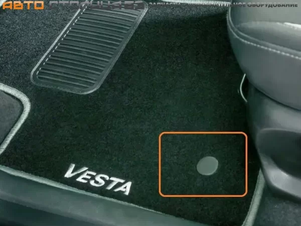 Комплект оригинального крепежа ковров салона для Lada Vesta, XRAY