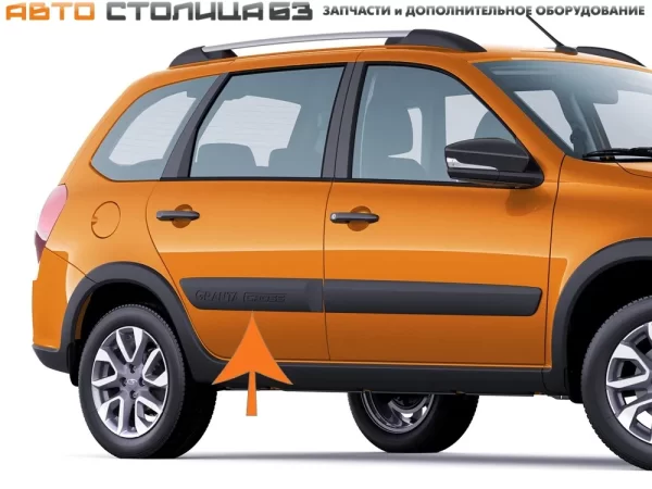 Молдинг задней двери правый для Lada Granta Cross