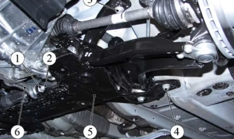 Что делать если провернулась закладная болта крепления подрамника Lada Vesta