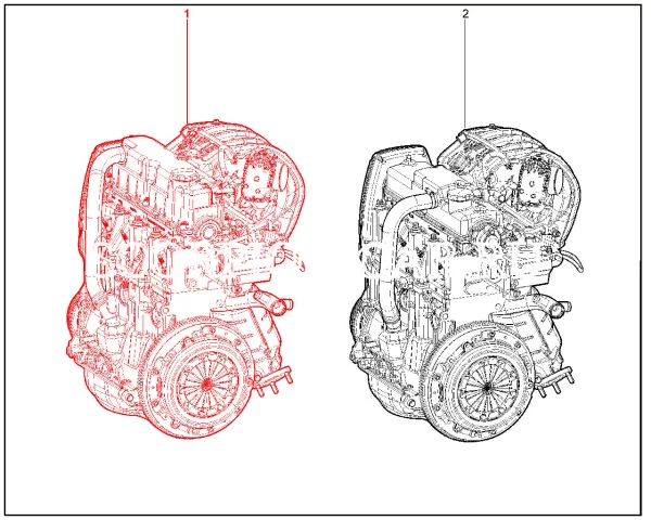 Двигатель ВАЗ 11182 в сборе для Lada Granta, Largus FL