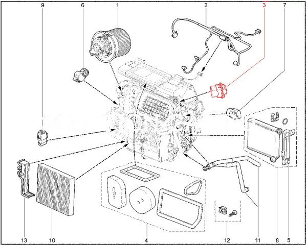 Модуль электронный управления электровентилятором для Lada Vesta, XRAY