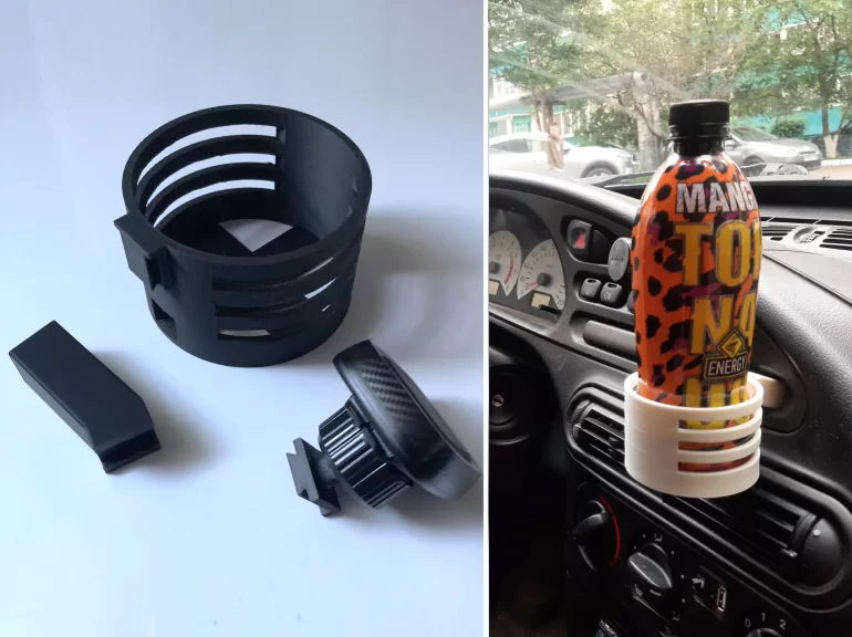 Как установить держатель (подстаканника, телефона) вместо заглушки в салоне Lada Niva Travel, Chevrolet