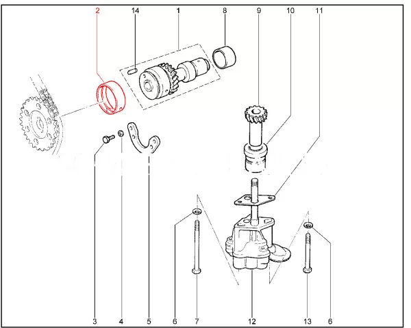 Подшипник валика привода передний для Lada Niva 4x4, Travel, Chevrolet