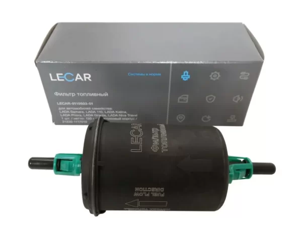 Фильтр топливный пластиковый LECAR для Lada Granta, Kalina, Priora, Niva