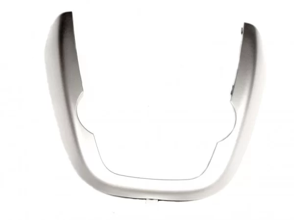 Окантовка накладки консоли приборов 2DIN (серебристый) для Lada Granta