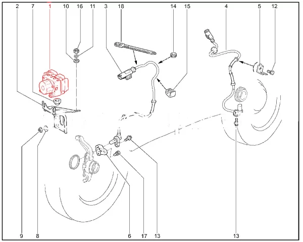 Гидроагрегат АБС (заполненный) 8450082913 для Lada Niva Legend, 4x4, Urban