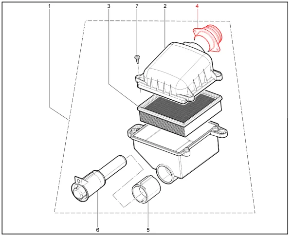 Проставка воздушного фильтра для Lada Niva Sport