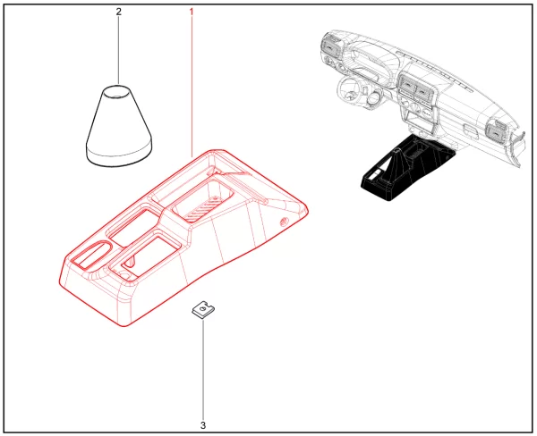 Облицовка обивки кожуха пола для Lada Niva Sport