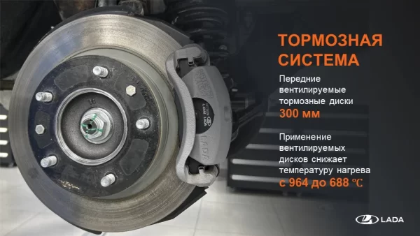 Диск переднего тормоза для Lada Niva Sport