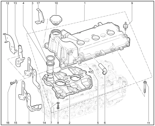 Крышка головки цилиндров для Lada Niva Sport
