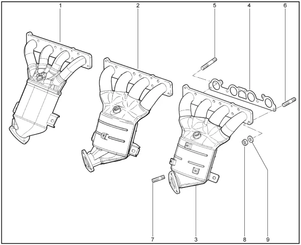 Коллектор выпускной для Lada Niva Sport
