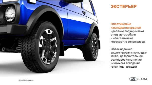 Накладка наружная крыла для Lada Niva Sport