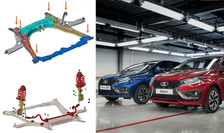 Особенности передней подвески Lada Iskra