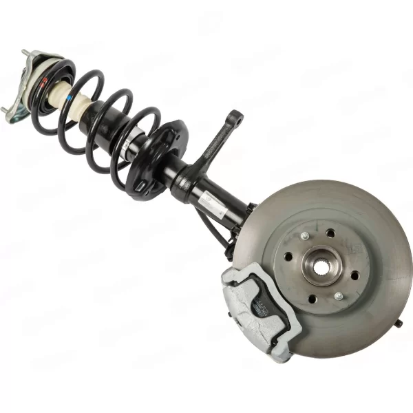 Стойка телескопическая передней подвески с кулаком и тормозом в сборе для Lada Granta