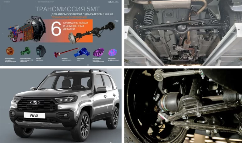 Как АВТОВАЗ доработал трансмиссию и подвеску обновленной Lada Niva Travel
