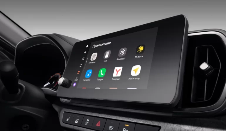 Обзор мультимедийной системы LADA EnjoY Evo на Lada Iskra