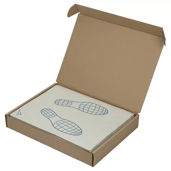 Бумажные ковры салона "Следы ног" 405*525мм (короб, 500шт.)