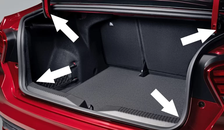 Какие размеры багажника Lada Iskra