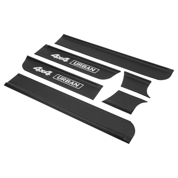 Комплект накладок дверей и боковин правых и левых с надписью URBAN для Lada Niva Legend 5дв