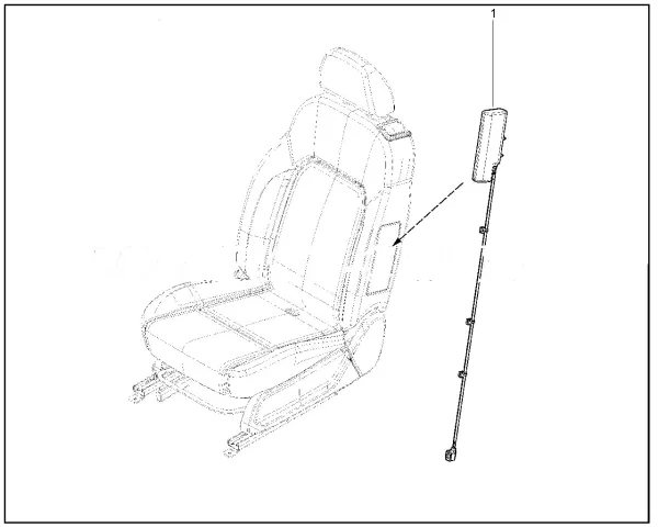 Боковая подушка безопасности водителя для Lada Niva Legend