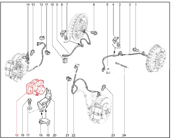 Гидроагрегат АБС Kesens (незаполненный) для Lada Granta FL