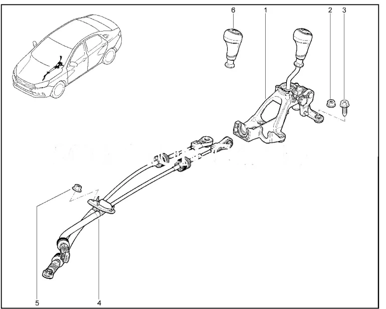 Для замены механизма выбора передач МКПП JH3 514 нужно ли снимать коробку?