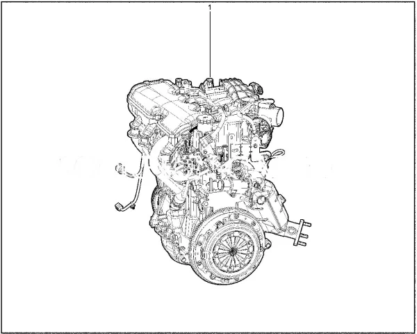 Двигатель в сборе ВАЗ 21129 для Lada Largus