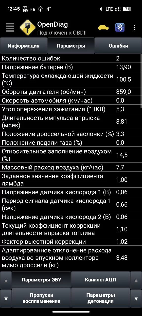 Скриншоты показаний добавляю. Кроме ДК всё выглядит добротно.