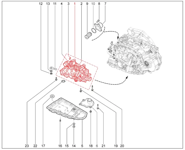 Клапан управления вариатора WLY для Lada Vesta, Iskra