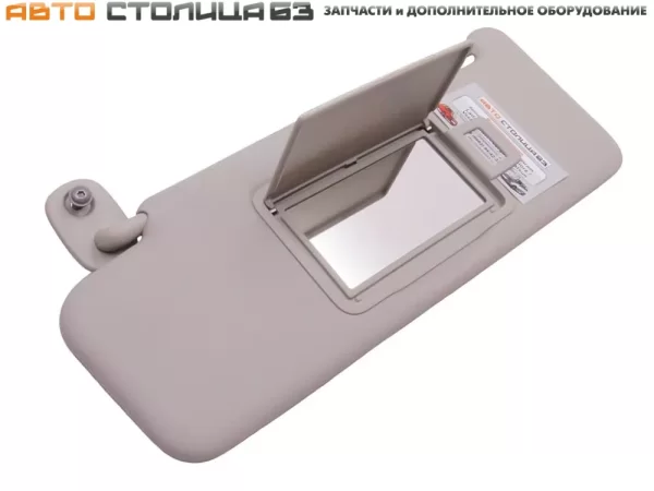 Козырек солнцезащитный левый с зеркалом для Lada Largus FL, XRAY