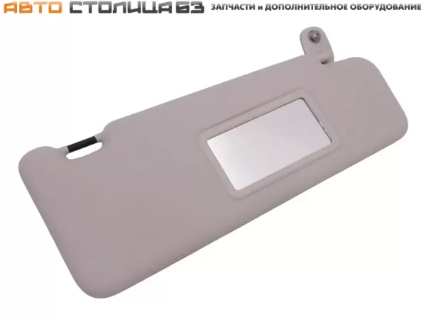 Козырек солнцезащитный правый с зеркалом для Lada Largus FL, XRAY