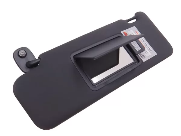 Козырек солнцезащитный левый с зеркалом черный для Lada Largus FL, XRAY