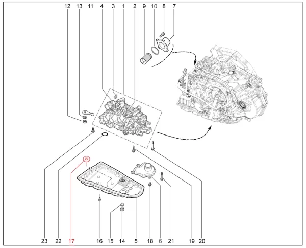 Магнит вариатора WLY для Lada Vesta NG, Iskra
