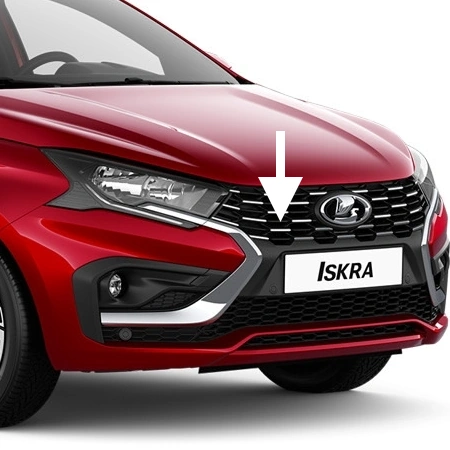 Решетка переднего бампера для Lada Iskra