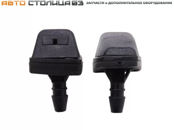 Форсунки стеклоомывателя веерное разбрызгивание (2шт) универсальные Тайфун