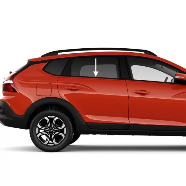 Уплотнитель опускного стекла задней двери наружний для Lada Iskra