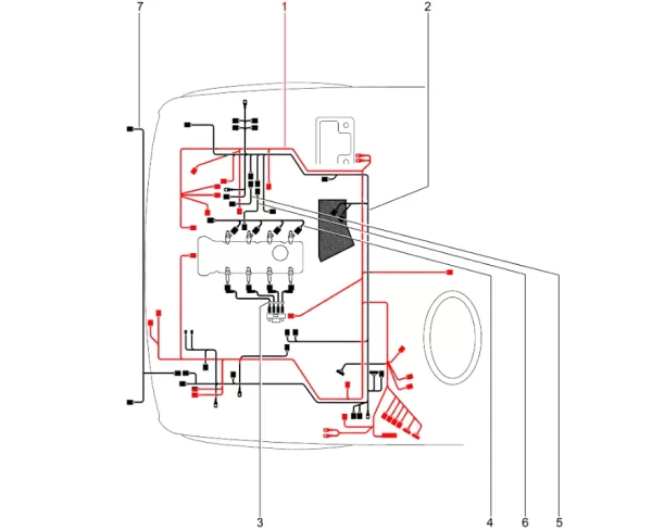 Жгут проводов системы зажигания под E-GAS для Lada Niva 4x4