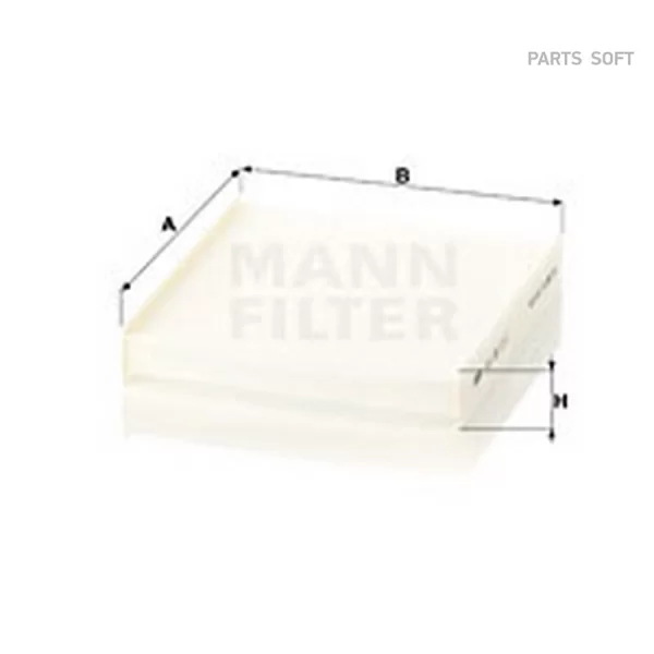 Фильтр салонный MANN CU22011 для Lada Vesta, XRAY, Iskra