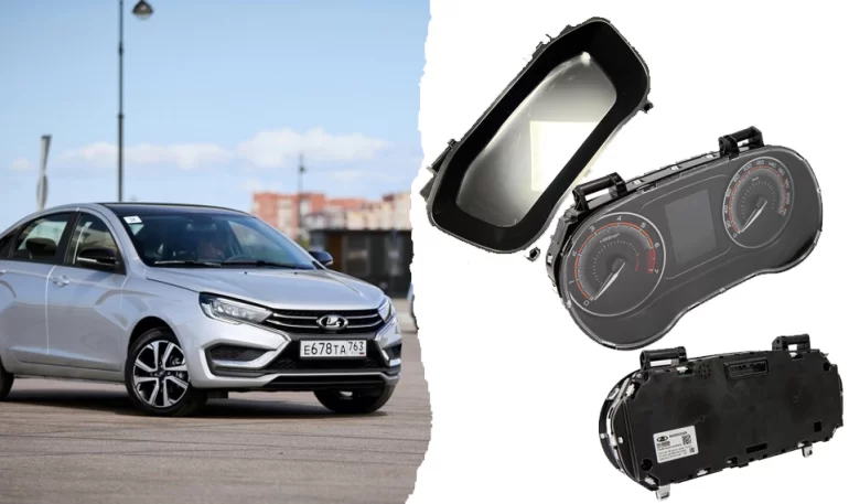 Разновидности штатных комбинаций приборов Lada Vesta NG (новое поколение)