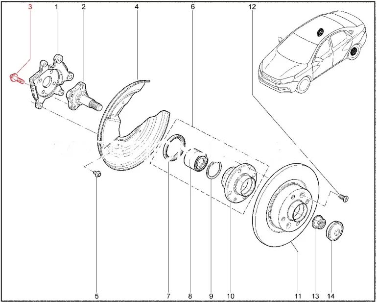 Чем отличаются задние ступицы Весты