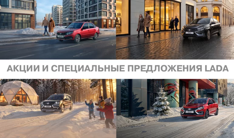 АВТОВАЗ объявил об акциях на автомобили LADA в феврале 2026 года