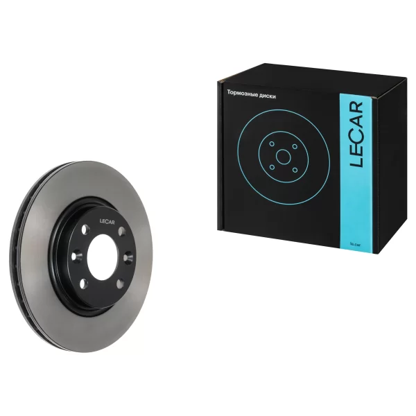 Диск тормозной передний вентилируемый LECAR для Lada XRAY, Renault
