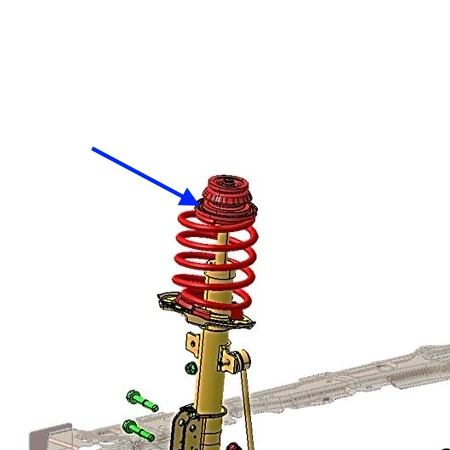 Подшипник верхней опоры телескопической стойки для Lada Iskra