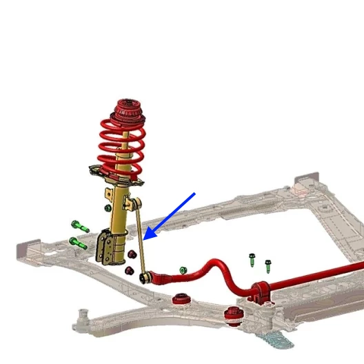 Стойка переднего стабилизатора для Lada Iskra