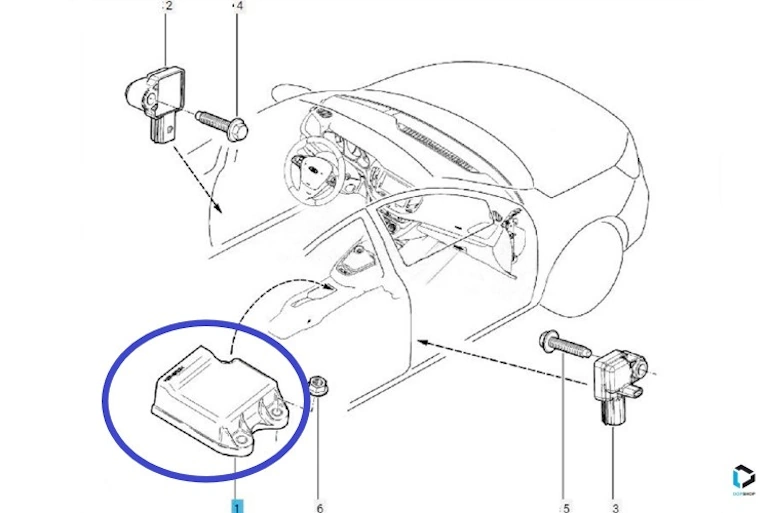 Как устроен блок SRS на автомобилях Лада Веста?