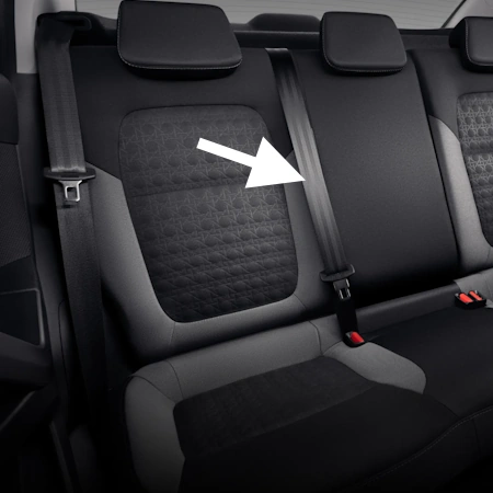 Ремень безопасности задний средний для Lada Iskra