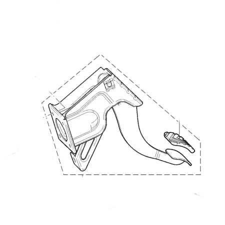 Педаль тормоза с кронштейнами в сборе для Lada Iskra, Largus
