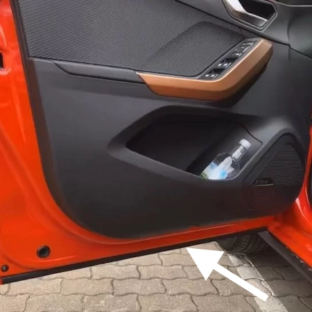 Уплотнитель порога двери передней для Lada Iskra